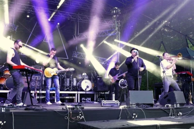 Kabaret Dno i zespół Mitra na Letnim Festynie w Wejherowie