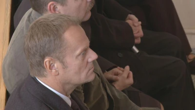 Uroczystości pogrzebowe prof. Gerard Labuda z udziałem Donalda Tuska