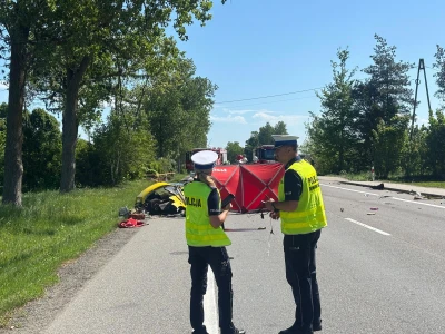 Tragiczny wypadek na krajowej "szóstce" - nie żyje 72-letnia kobieta