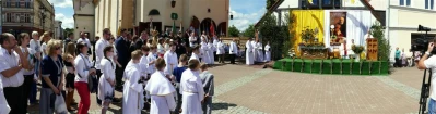 Boże Ciało 2017. Uroczystośc w parafii pw. Trójcy Świętej w Wejherowie. Fot. Leszek Spigarski