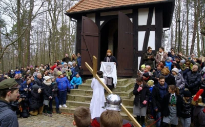 Wielki Piątek na Kalwarii Wejherowskiej - Misterium Męki Pańskiej, fot. Leszek Spigarski.