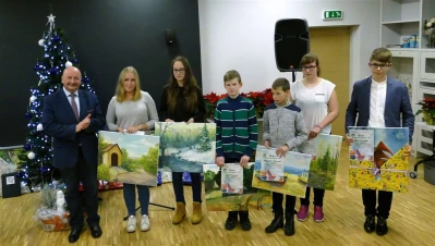 Dyrektor biblioteki w Bolszewie przechodzi na emeryturę (fot. Leszek Spigarski)