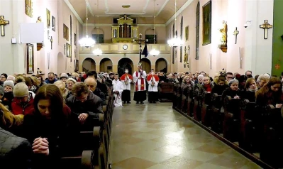 Liturgia Wielkiego Piątku w wejherowskiej Kolegiacie