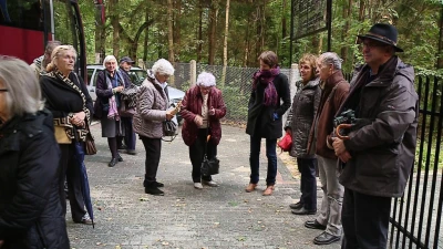 Wizyta rodzin biorących udział w Marszu Śmierci