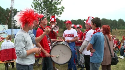 Strefa kibica w Luzinie. Mecz Polska-Czechy