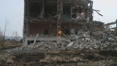Gmina Gniewino: Burzenie hotelu w Nadolu