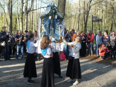 Pielgrzymi z Kościerzyny, Przodkowa, Żukowa i Grzybna dotarli do Wejherowa fot. Leszek Spigarski