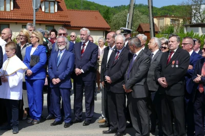 Rondo Tajnej Organizacji Wojskowej Gryf Pomorski – uroczyste otwarcie – fot. Leszek Spigarski