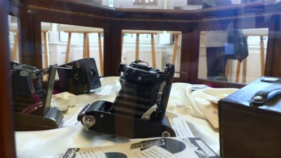 Wernisaż wystawy starych fotografii w wejherowskim muzeum - fot. Leszek Spigarski