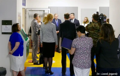 Oddział pediatrii wejherowskiego szpitala po remoncie - fot. Leszek Spigarski