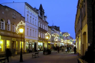 Świąteczne iluminacje Wejherowa rok 2004 i 2005 fot. Leszek Spigarski