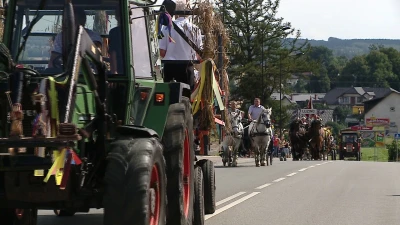Dożynkowa zabawa w Luzinie i Lubocinie