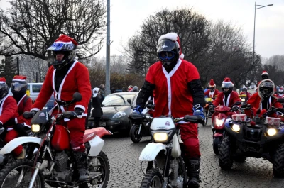 X Parada Mikołajów na Motocyklach