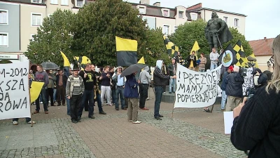 Manifestacja w obronie Gryfa Orlex