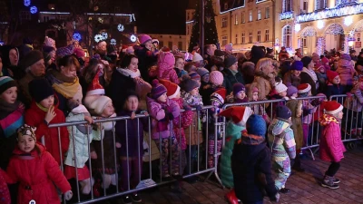 Mikołajki na wejherowskim rynku fot Leszek Spigarski/TTM