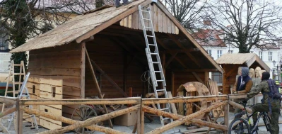 Wejherowo: Przygotowania do jarmarku świątecznego