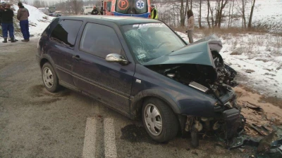 Wypadek w Gowinie - kierowca VW próbował uciec