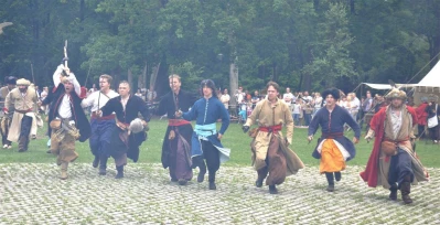 Rekonstrukcja historyczna 2016. Atak na taborowy wóz kupiecki fot. Leszek Spigarski