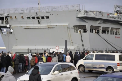 HMS Bulwark w Gdyni