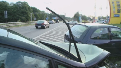 Reda: Wypadek przy wiadukcie