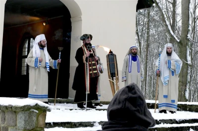Inscenizacja Drogi Pojmania na Kalwarii Wejherowskiej