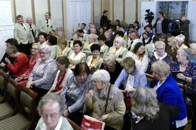 Benefis Edmunda Szymikowskiego w Muzeum PiMK-P – 65 lat z haftem kaszubskim. Fot – Leszek Spigarski