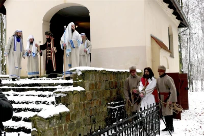 Inscenizacja Drogi Pojmania na Kalwarii Wejherowskiej
