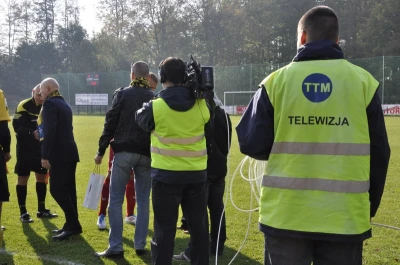 Ekipa TTM podczas realizacji meczu Gryf vs Górnik
