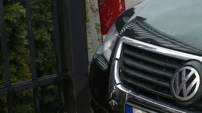 Wypadek na skrzyżowaniu Myśliwskiej i Sikorskiego
