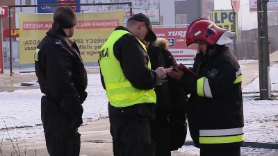 Pożar samochodu w Redzie