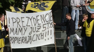 Manifestacja w obronie Gryfa Orlex