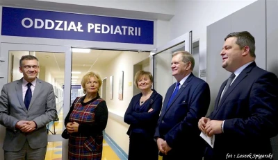 Oddział pediatrii wejherowskiego szpitala po remoncie - fot. Leszek Spigarski