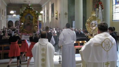 Uroczystości odpustowe na Kalwarii fot. Leszek Spigarski