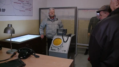 Otwarcie schronu w Muzeum Techniki Wojskowej 'Gryf' w Dąbrówce
