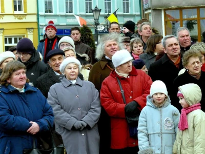 Prezydent Lech Kaczyński w Wejherowie - 2009 rok