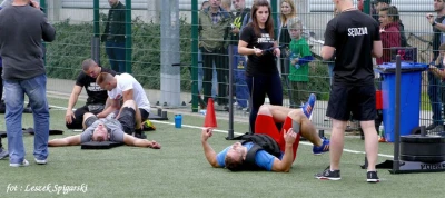 Wejher Cross Games 2017, półfinał – sanie i kamizelka, fot. Leszek Spigarski