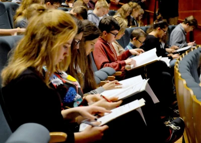Wejherowo: Napisali Wielki test języka angielskiego! (fot. Leszek Spigarski)