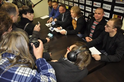 Konferencja klubu Gryf Orlex Wejherowo