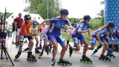Puchar Kaszub w rolkarstwie szybkim - Kłanino 2017 (fot. Leszek Spigarski)