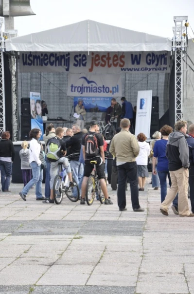 Rowerowo przy Gdyńskim Akwarium