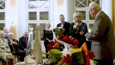 Benefis Edmunda Szymikowskiego w Muzeum PiMK-P – 65 lat z haftem kaszubskim. Fot – Leszek Spigarski