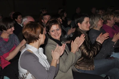 Agata Jasińska i Artur Sychowski na koncercie w Bolszewie