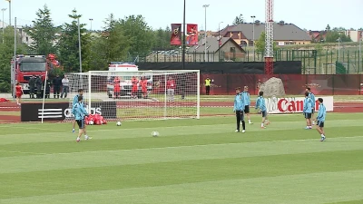 Pierwszy trening Hiszpanów