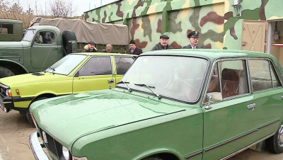 Otwarcie schronu w Muzeum Techniki Wojskowej 'Gryf' w Dąbrówce