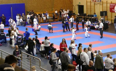 Międzynarodowe zawody karate w Bolszewie - fot. Leszek Spigarski
