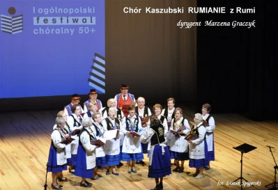Wejherowo: Gala I Ogólnopolskiego Festiwalu Chóralnego 50+ (fot. Leszek Spigarski)
