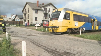 Wypadek na torach we Władysławowie