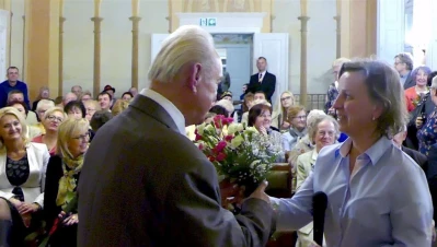 Benefis Edmunda Szymikowskiego w Muzeum PiMK-P – 65 lat z haftem kaszubskim. Fot – Leszek Spigarski
