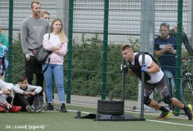 Wejher Cross Games 2017, półfinał – sanie i kamizelka, fot. Leszek Spigarski