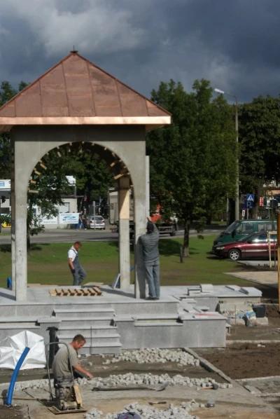 Budowa Bramy Piaśnickiej